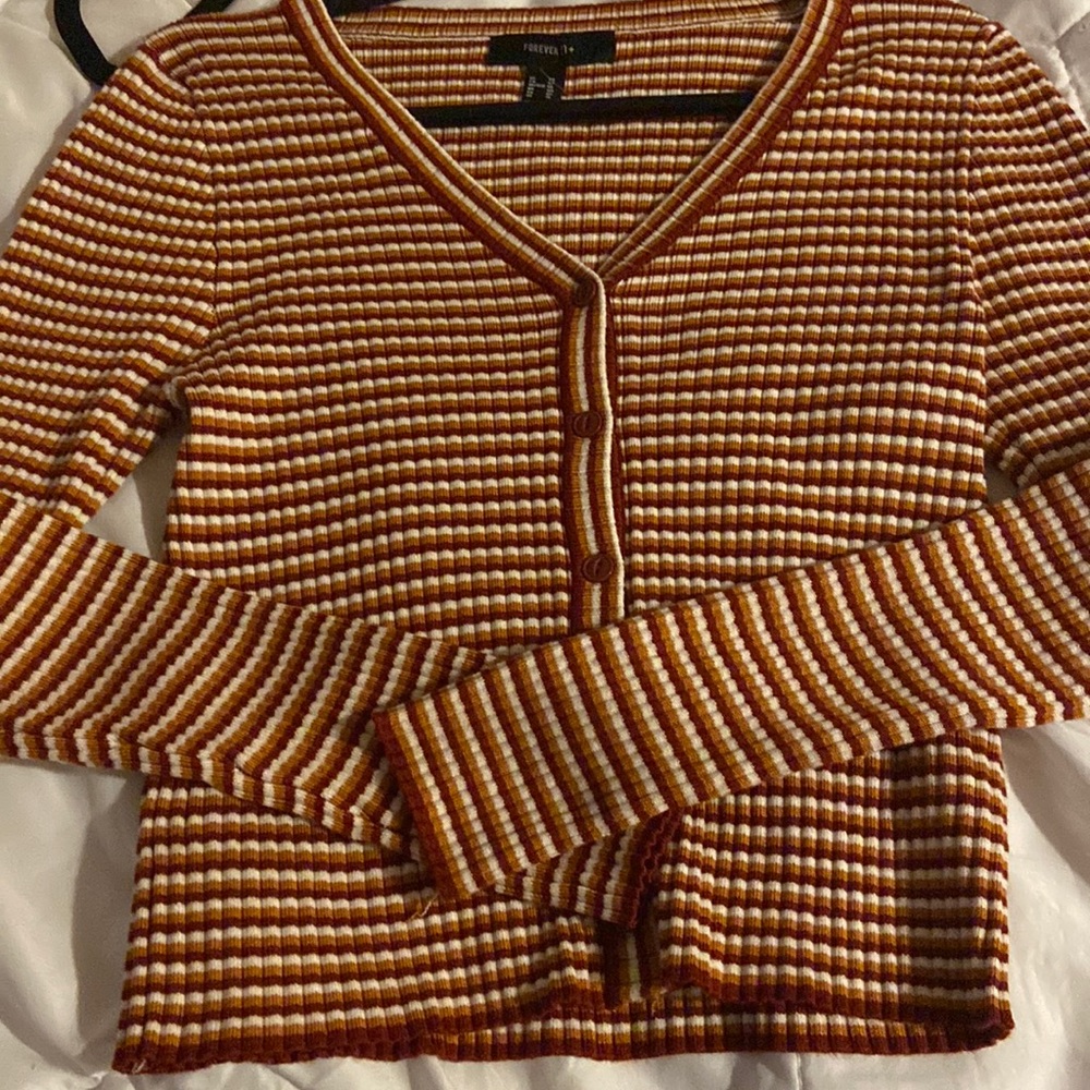Bright fall cardigan